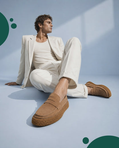 Mocassins Suède Célian, vidéo de présentation du produit en mouvement